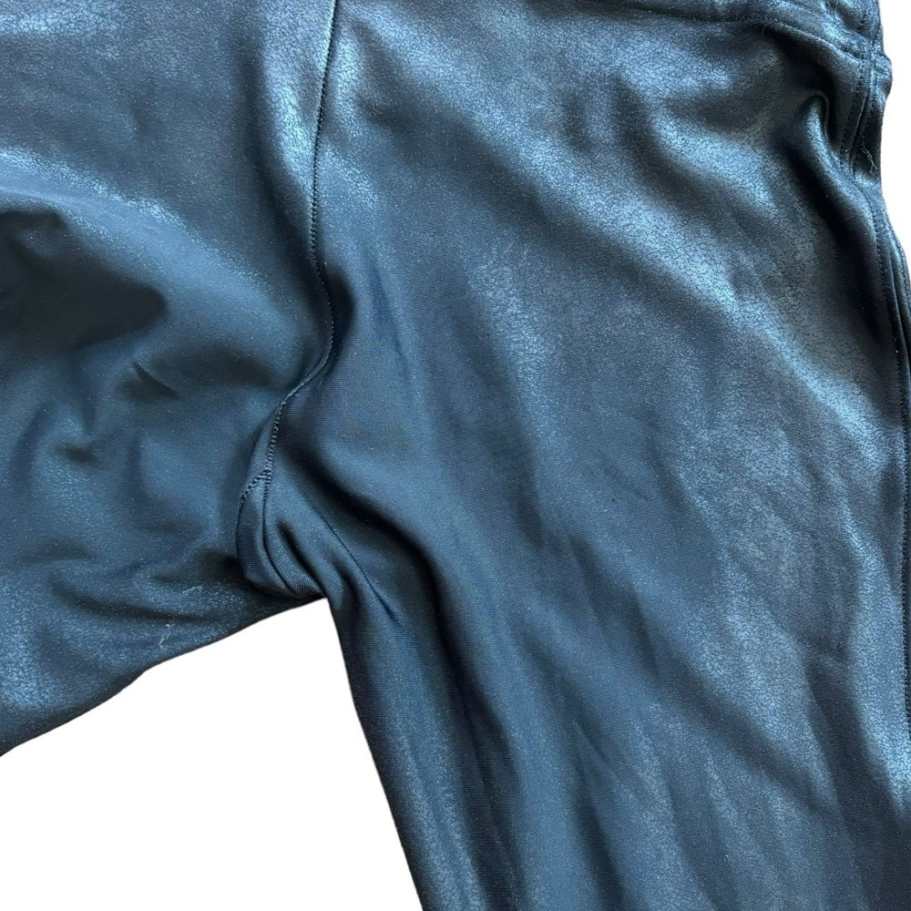 Spanx Faux Leather Leggings Women’s XS Black Shinning Slimming Minimalist Cozy - Picture 13 of 13